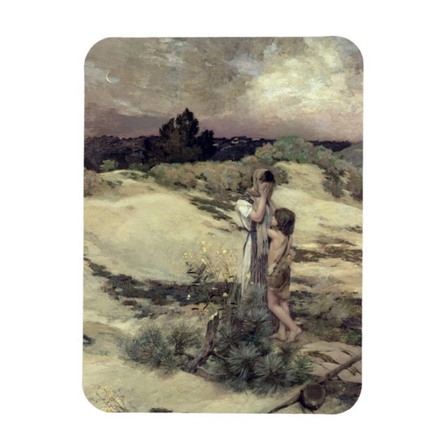 Hagar and Ishmael Magnet (Vertical)