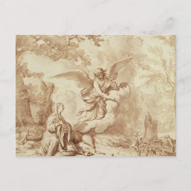 Hagar in the Wilderness Postcard (Front)