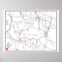 Hagerstown & Frederick Railway System Map (c 1923)