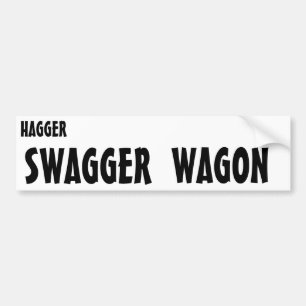hagger swagger wagon bumper sticker