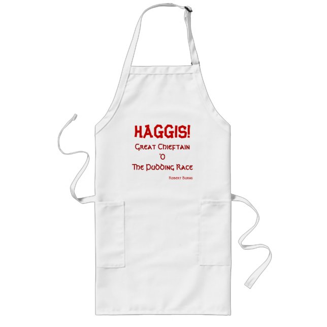 HAGGIS!, Great Chieftain'O The Pudding Race Long Apron (Front)