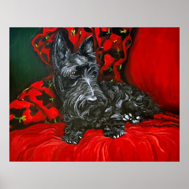 Haggis the Scottish Terrier Poster (Front)