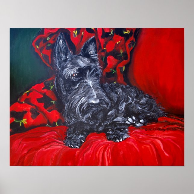 Haggis the Scottish Terrier Poster (Front)