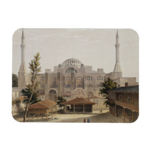 Haghia Sophia, Constantinople, pub. 1852 (colour l Magnet