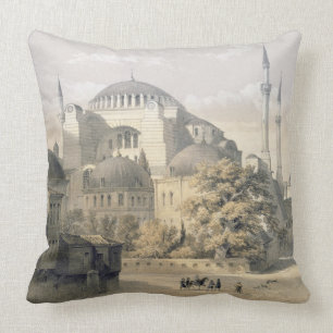 Haghia Sophia, plate 19: exterior view of the mosq Cushion