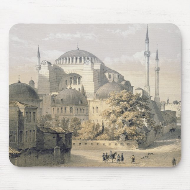 Haghia Sophia, plate 19: exterior view of the mosq Mouse Pad (Front)