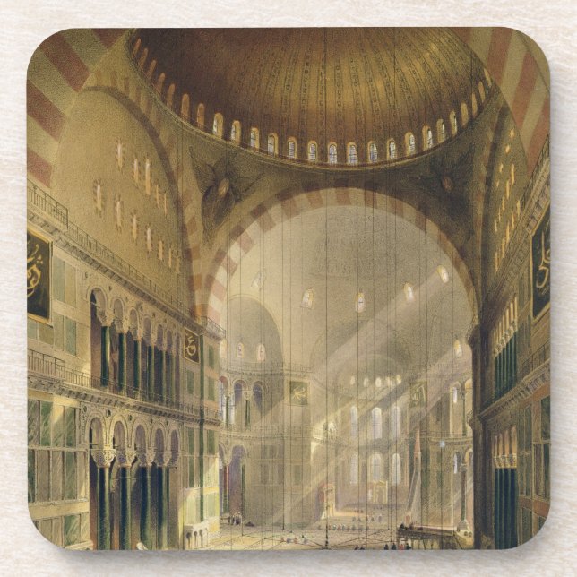 Haghia Sophia, plate 24: interior of the central d Coaster (Front)
