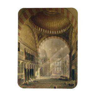 Haghia Sophia, plate 24: interior of the central d Magnet