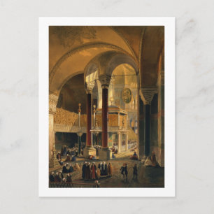 Haghia Sophia, plate 8: the Imperial Gallery and b Postcard