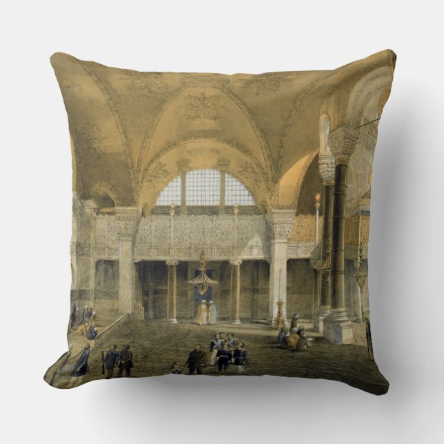 Haghia Sophia, plate 9: the new Imperial Gallery, Cushion (Front)
