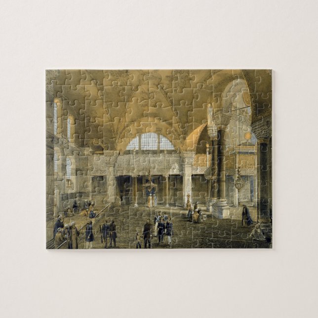 Haghia Sophia, plate 9: the new Imperial Gallery, Jigsaw Puzzle (Horizontal)