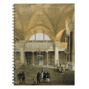 Haghia Sophia, plate 9: the new Imperial Gallery, Spiral Notebook