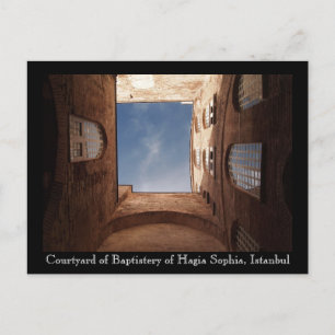 Hagia Sophia Courtyard Postcard