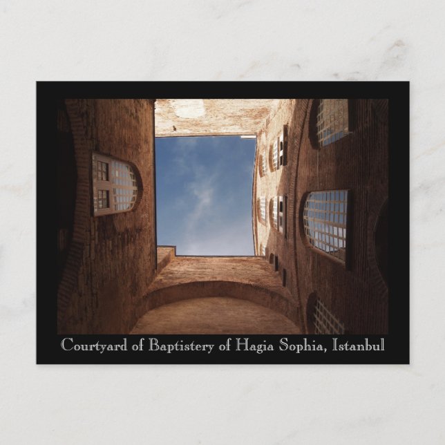 Hagia Sophia Courtyard Postcard (Front)