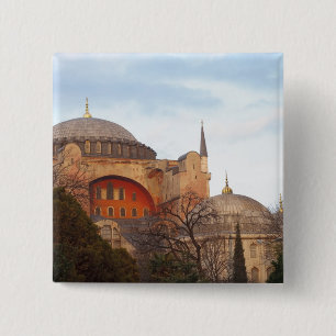 Hagia Sophia inaugurated by the Byzantine 15 Cm Square Badge