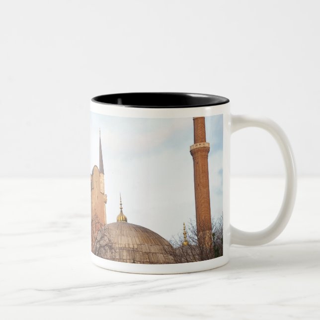 Hagia Sophia inaugurated by the Byzantine Two-Tone Coffee Mug (Right)