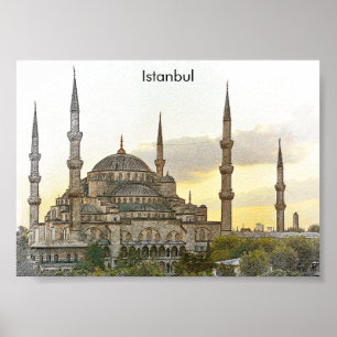 Hagia Sophia Istanbul Turkey Architecture Poster