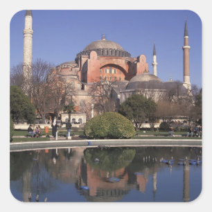 Hagia Sophia, Istanbul, Turkey Square Sticker