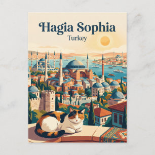 Hagia Sophia Turkey Postcard