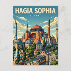 Hagia Sophia Turkey Postcard