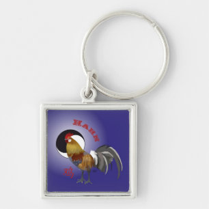 Hahn Chinesisches Sternzeichen Schlüsselanhänger Key Ring