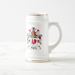 Hahn Family Crest Beer Stein