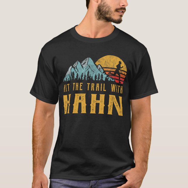 HAHN Family Running - Hit The Trail with HAHN T-Shirt (Front)