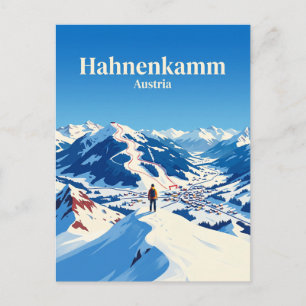 Hahnenkamm Ski Area Austria Postcard