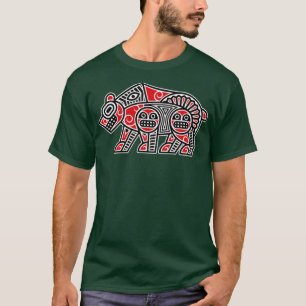 Haida Bear American Indian Native America Indigeno T-Shirt