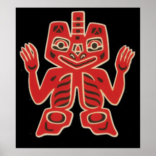 Haida Blanket Design Poster