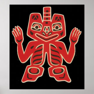 Haida Blanket Design Poster