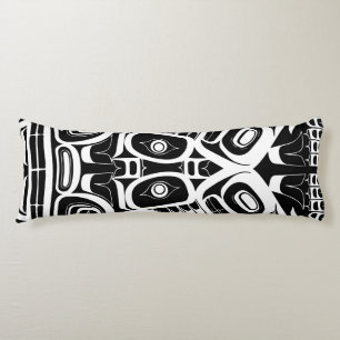 Haida Eagle Thunderbird Northwest Columbia Body Cushion