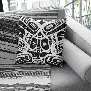 Haida Eagle Thunderbird Northwest Columbia Cushion
