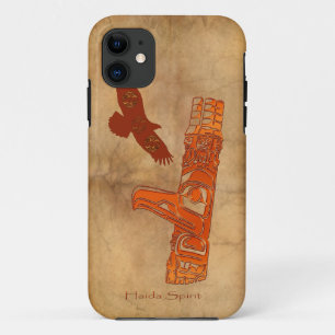 Haida Eagle & Totem Pole Native Art Case-Mate iPhone Case
