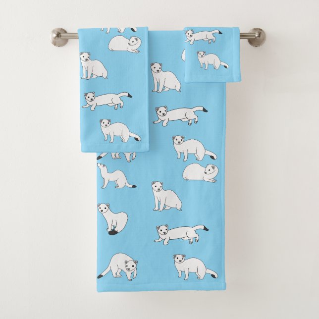 Haida Ermines Bath Towel Set (Insitu)