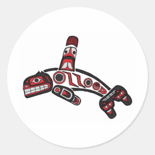 Haida Orca 2012 Classic Round Sticker