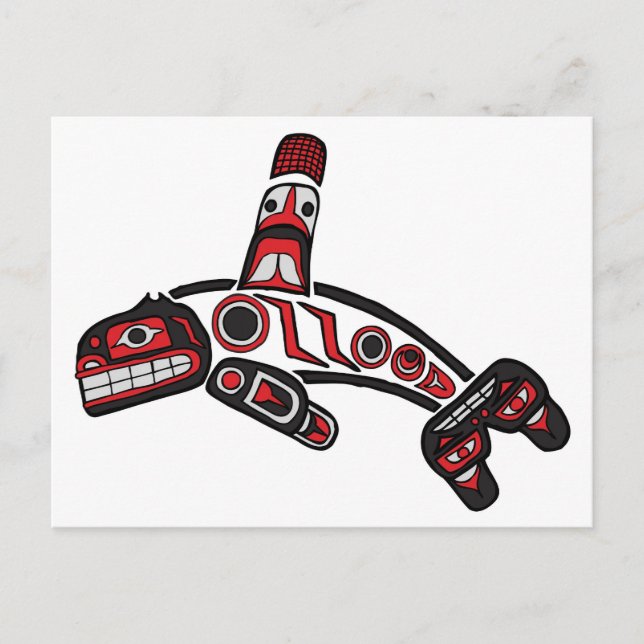 Haida  Orca 2012 Postcard (Front)