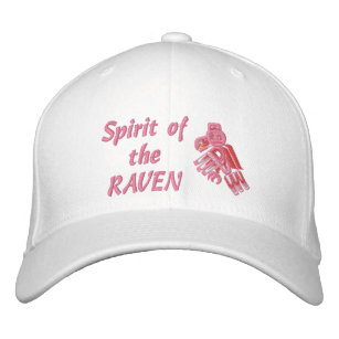 haida raven 2010 embroidered hat