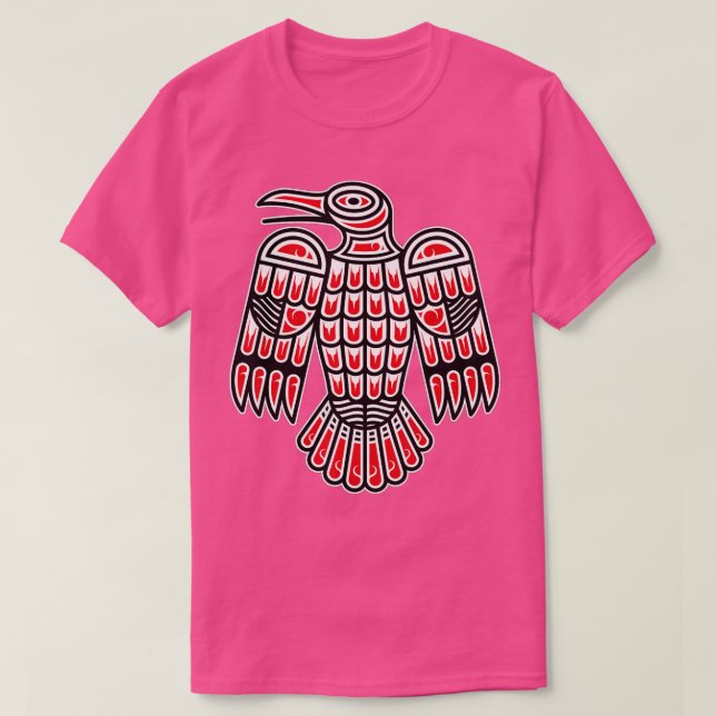 Haida Raven American Indian Native America Indigen T-Shirt (Design Front)