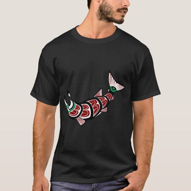 Haida Salmon T-Shirt (Front)
