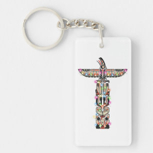 Haida Thunderbird Symbolism Haida Nation Native C Key Ring