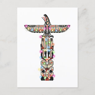 Haida  Thunderbird Symbolism Haida Nation Native Postcard