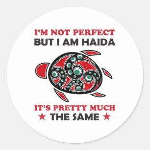 Haida Turtle Haida First Nation Native Pride Classic Round Sticker