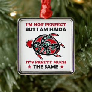 Haida Turtle Haida First Nation Native Pride Metal Tree Decoration
