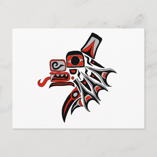 Haida Wolf 2012 Postcard (Front)