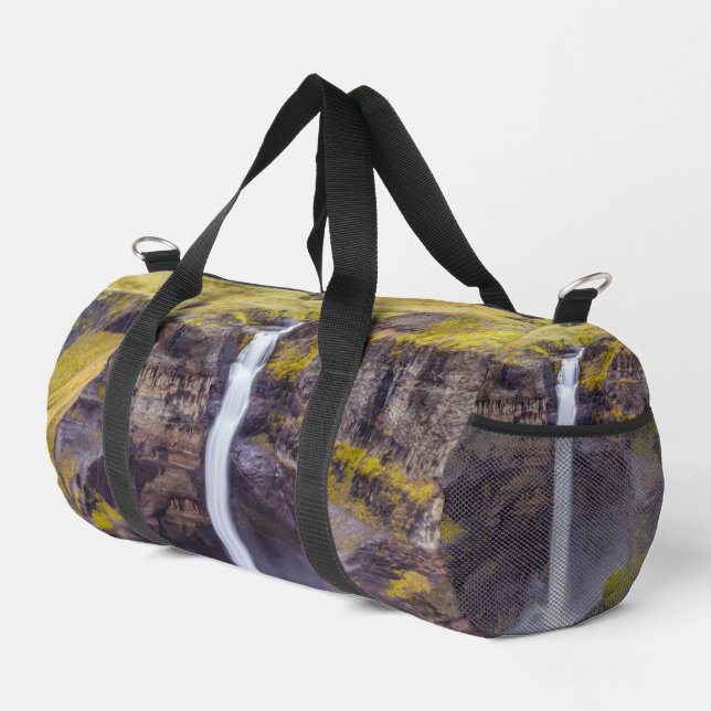Haifoss waterfall, Iceland Duffle Bag (Right Corner)