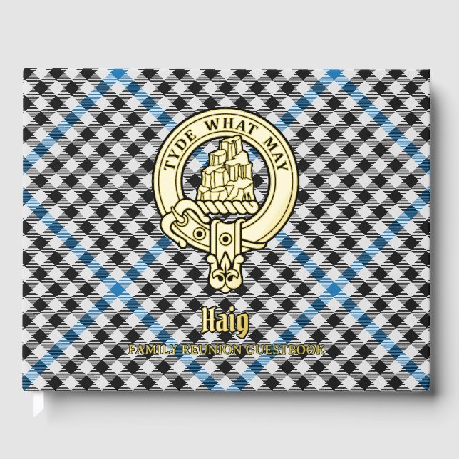 Haig Family Reunion Guest Book (Front)