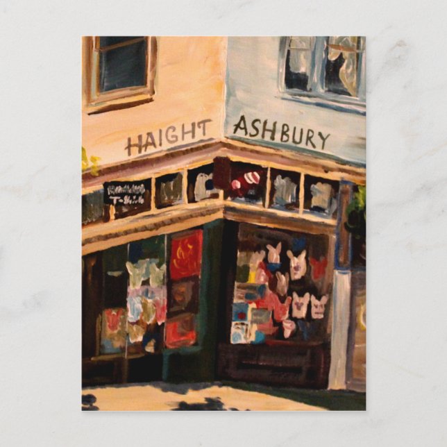 Haight Ashbury in San Francisco Postcard (Front)