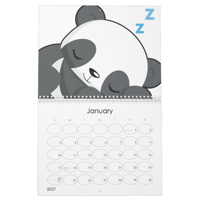 Haikoo Zoo Calendar (Jan 2027)