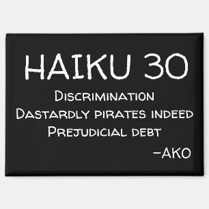 HAIKU 30 MAGNET